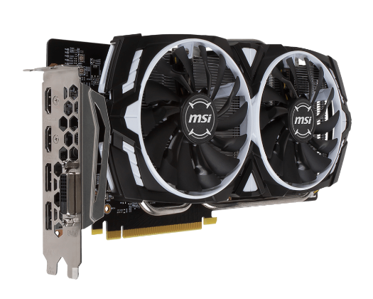 Msi Geforce Gtx 1060 Armor 6g Oc